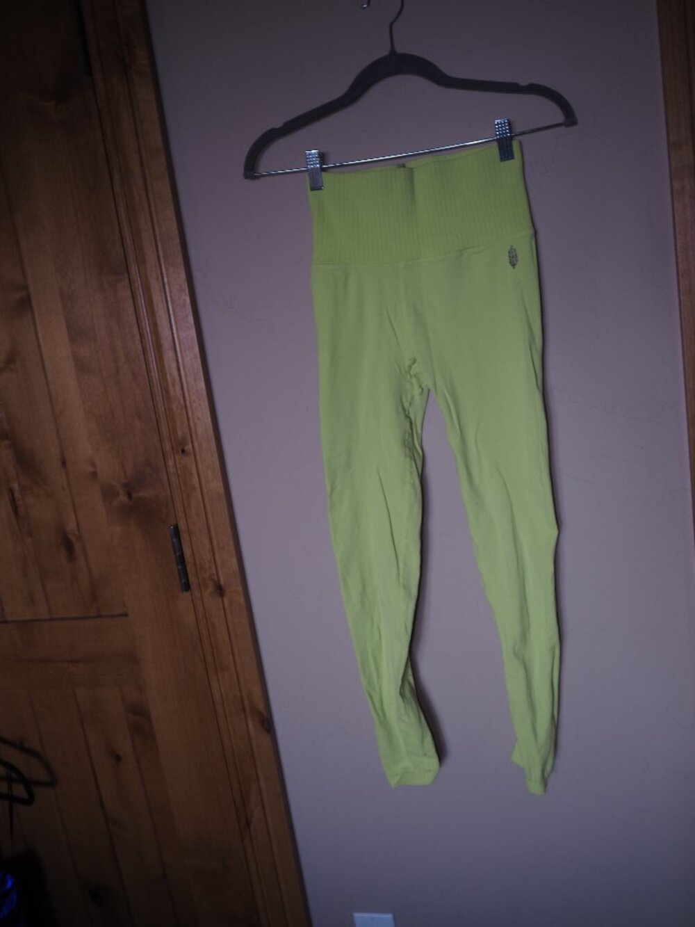 FP Movement Good Karma Lime Green High Rise Leggings XS/S